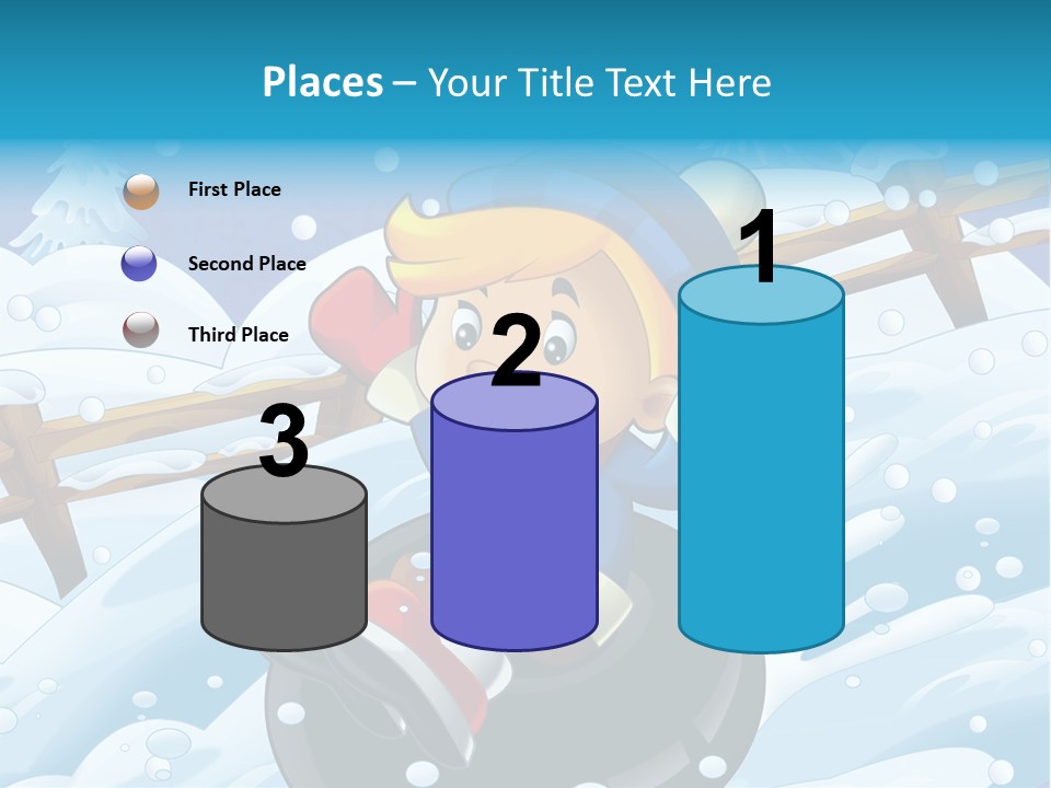 Snowy Time Youth PowerPoint Template