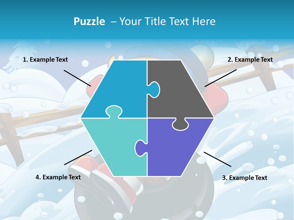 Snowy Time Youth PowerPoint Template