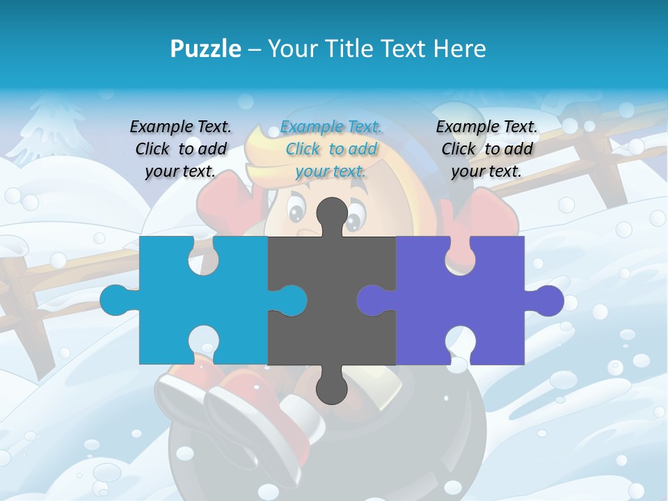 Snowy Time Youth PowerPoint Template