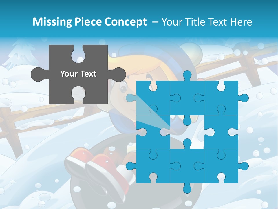 Snowy Time Youth PowerPoint Template