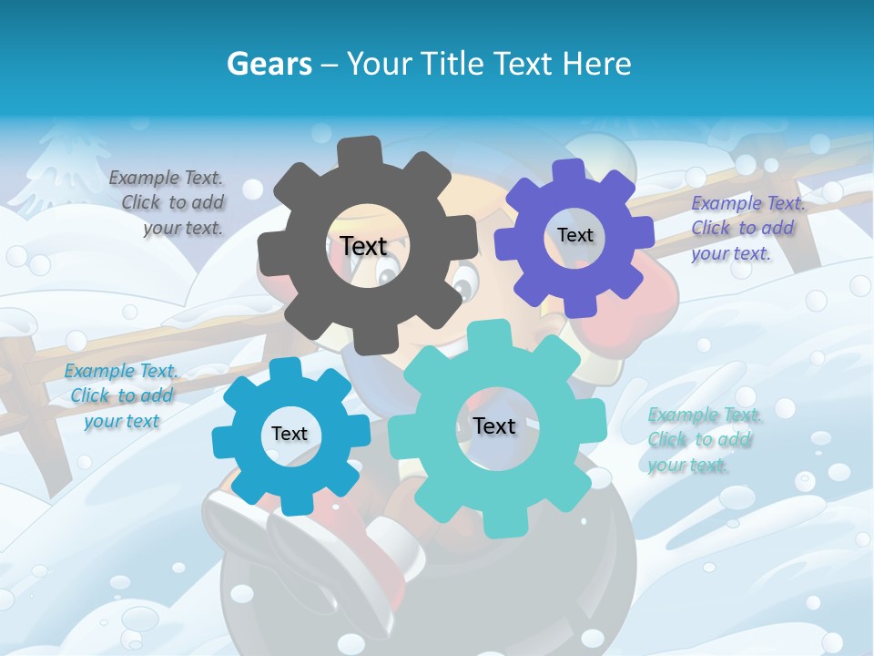 Snowy Time Youth PowerPoint Template