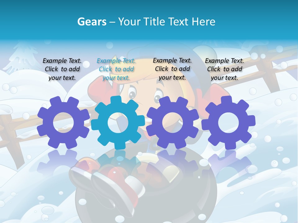 Snowy Time Youth PowerPoint Template