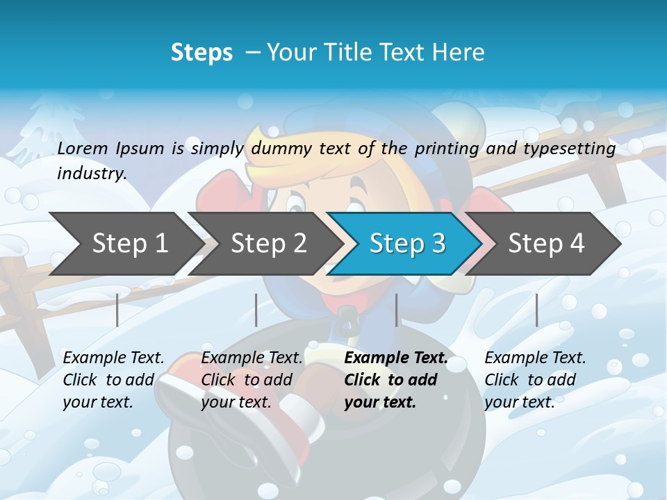 Snowy Time Youth PowerPoint Template