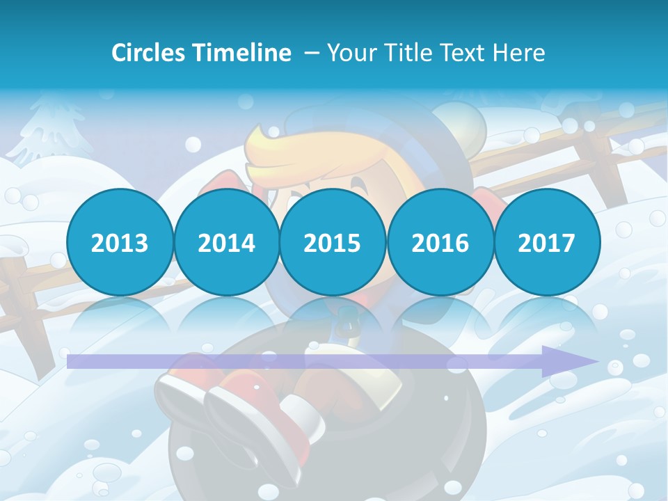 Snowy Time Youth PowerPoint Template