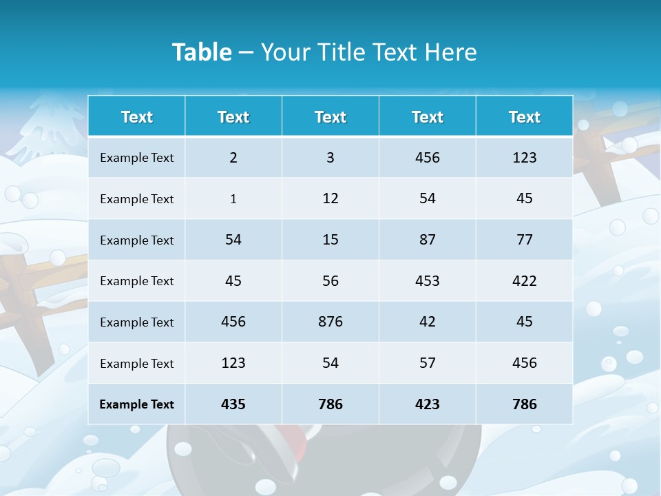 Snowy Time Youth PowerPoint Template