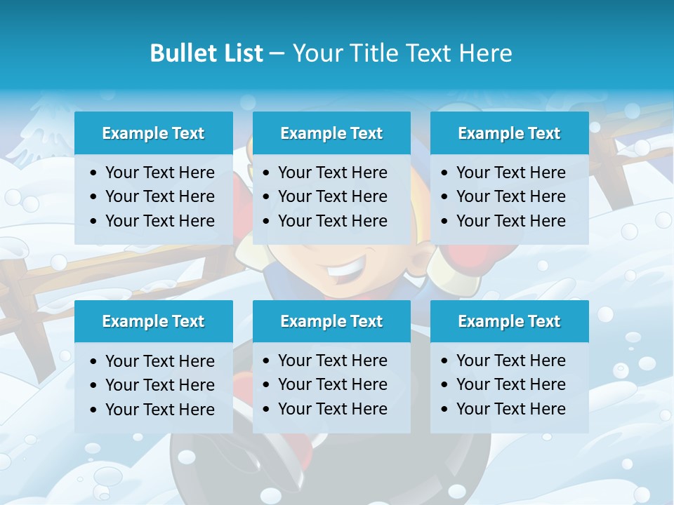 Snowy Time Youth PowerPoint Template