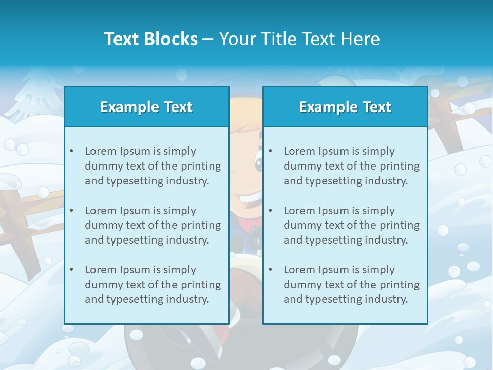 Snowy Time Youth PowerPoint Template