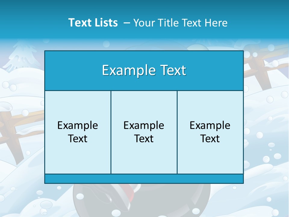 Snowy Time Youth PowerPoint Template