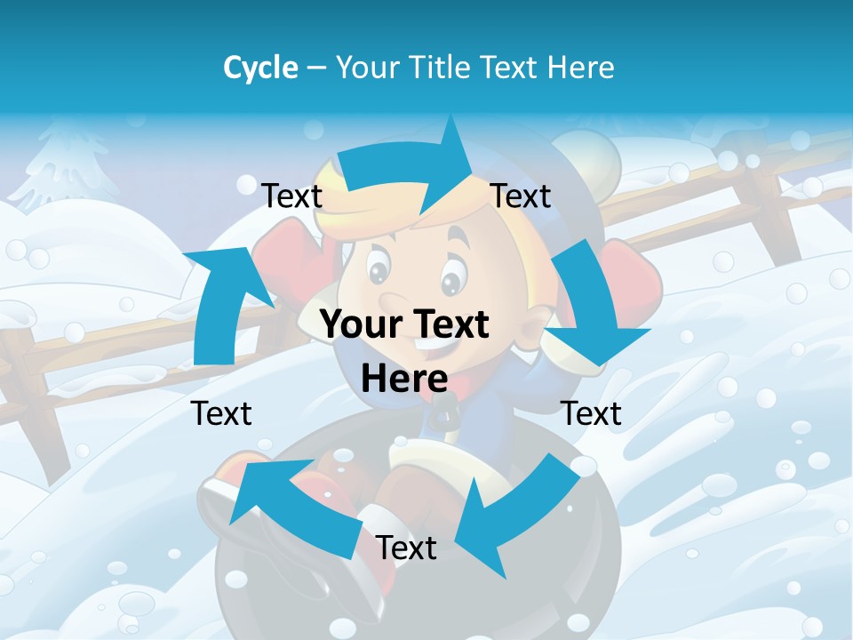 Snowy Time Youth PowerPoint Template