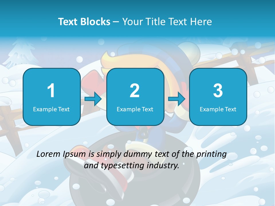 Snowy Time Youth PowerPoint Template