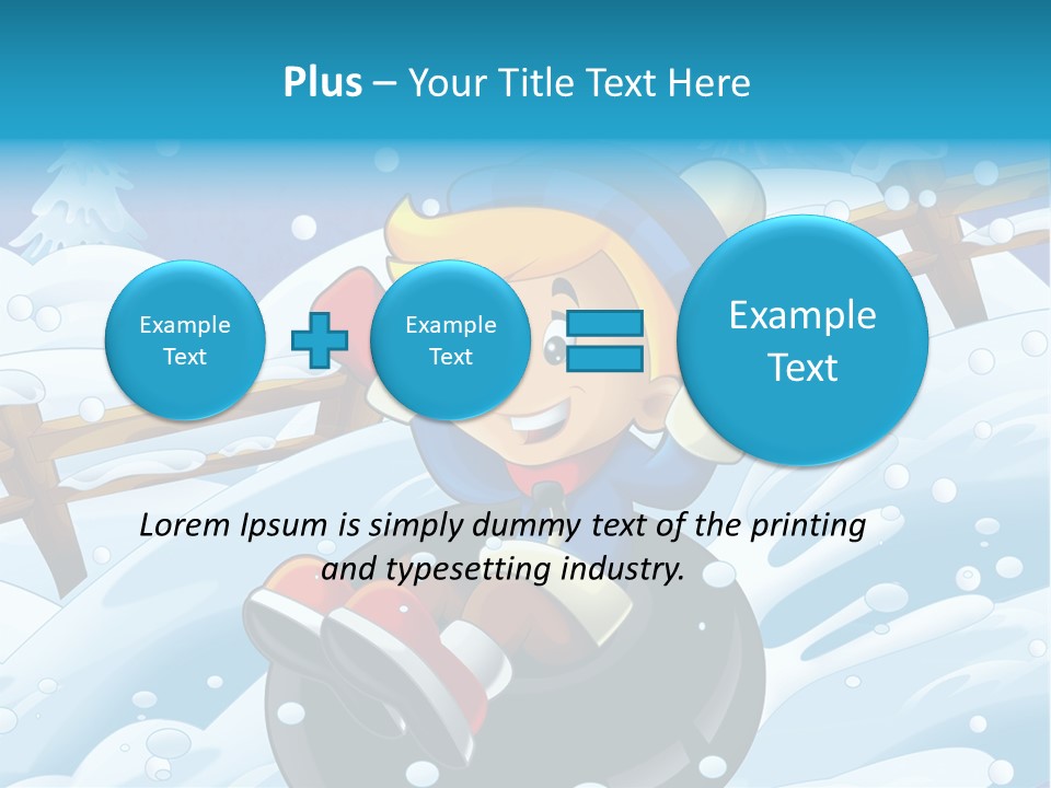 Snowy Time Youth PowerPoint Template