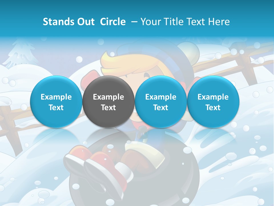 Snowy Time Youth PowerPoint Template