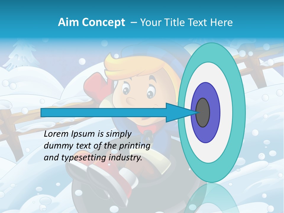 Snowy Time Youth PowerPoint Template