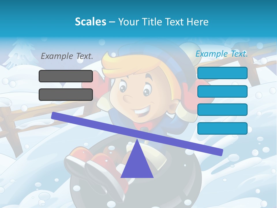Snowy Time Youth PowerPoint Template