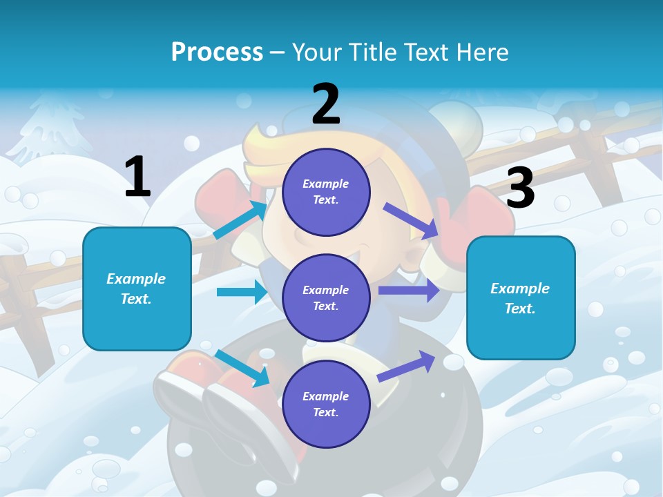 Snowy Time Youth PowerPoint Template