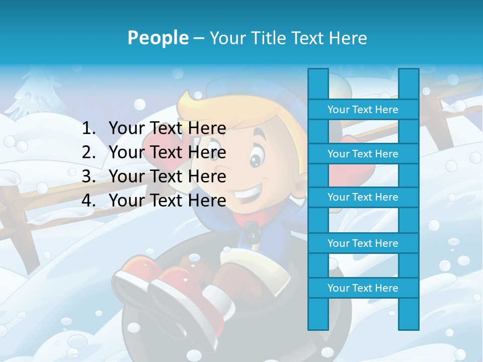 Snowy Time Youth PowerPoint Template