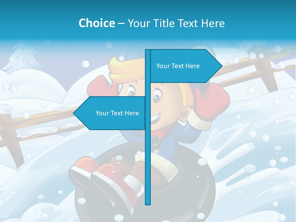 Snowy Time Youth PowerPoint Template