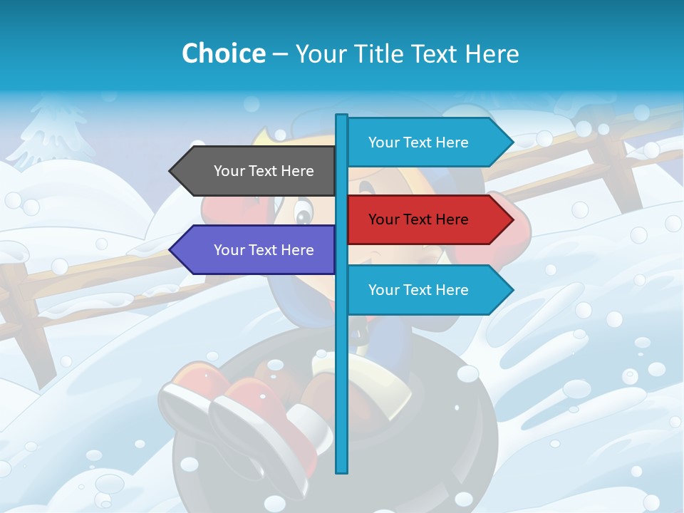 Snowy Time Youth PowerPoint Template