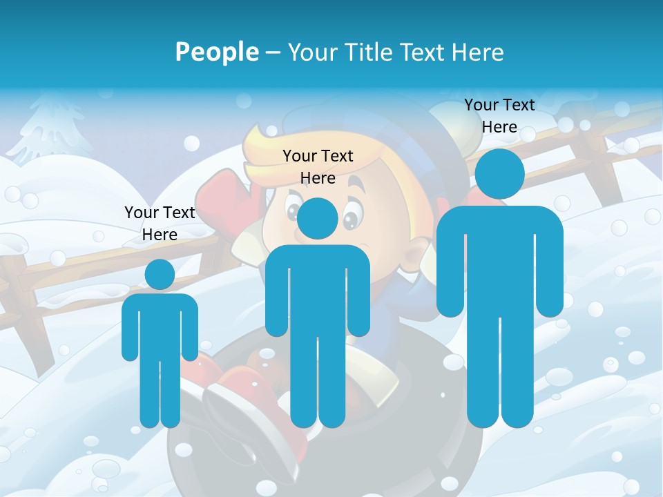Snowy Time Youth PowerPoint Template