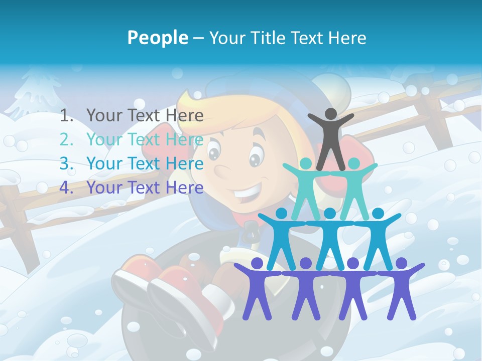 Snowy Time Youth PowerPoint Template