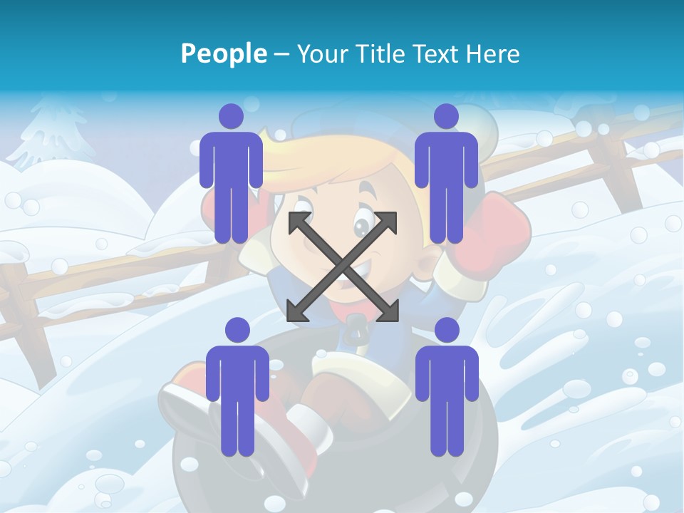 Snowy Time Youth PowerPoint Template