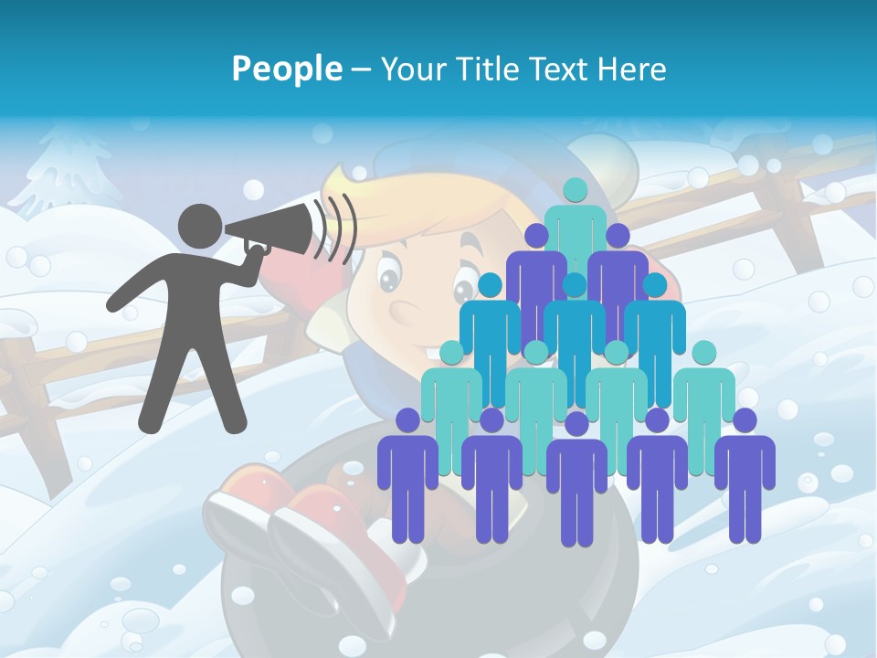 Snowy Time Youth PowerPoint Template