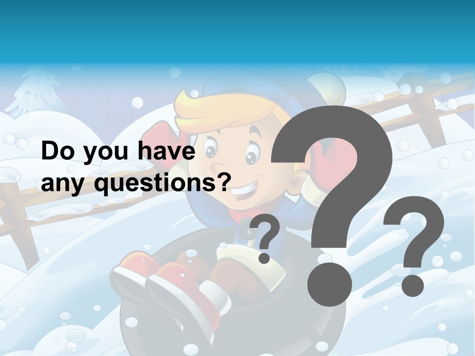 Snowy Time Youth PowerPoint Template