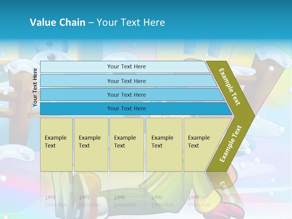 Kid Sleigh Fun PowerPoint Template