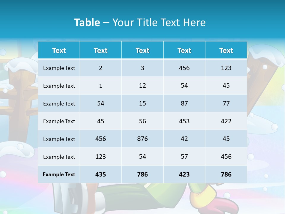 Kid Sleigh Fun PowerPoint Template