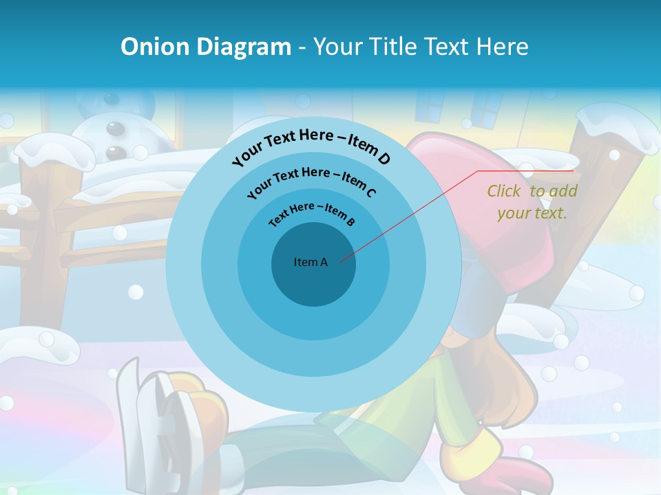 Kid Sleigh Fun PowerPoint Template