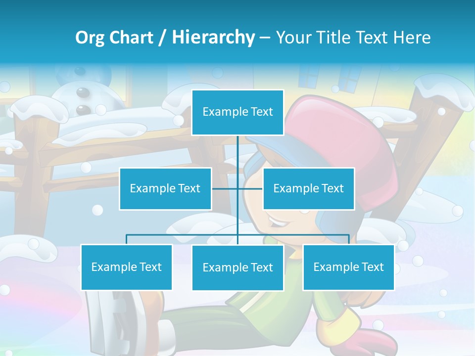 Kid Sleigh Fun PowerPoint Template