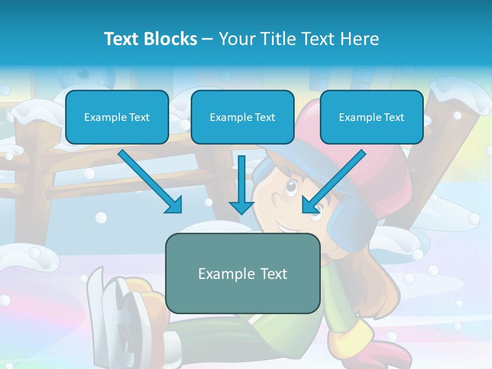 Kid Sleigh Fun PowerPoint Template