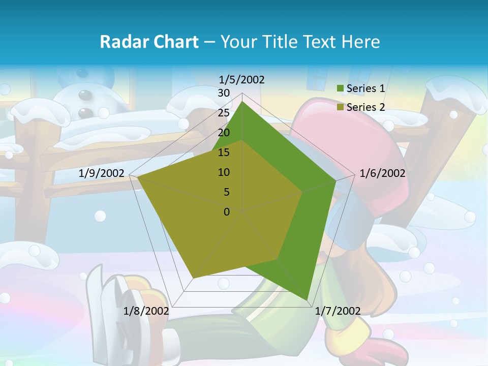 Kid Sleigh Fun PowerPoint Template