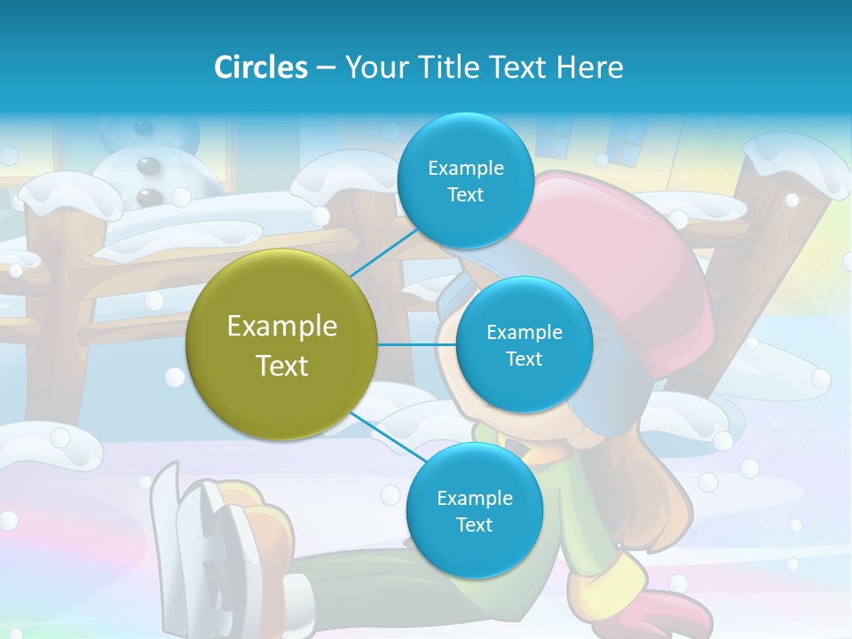 Kid Sleigh Fun PowerPoint Template