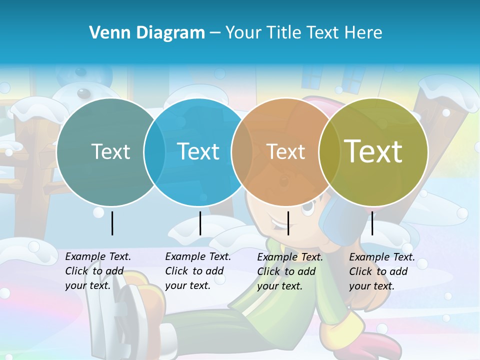 Kid Sleigh Fun PowerPoint Template
