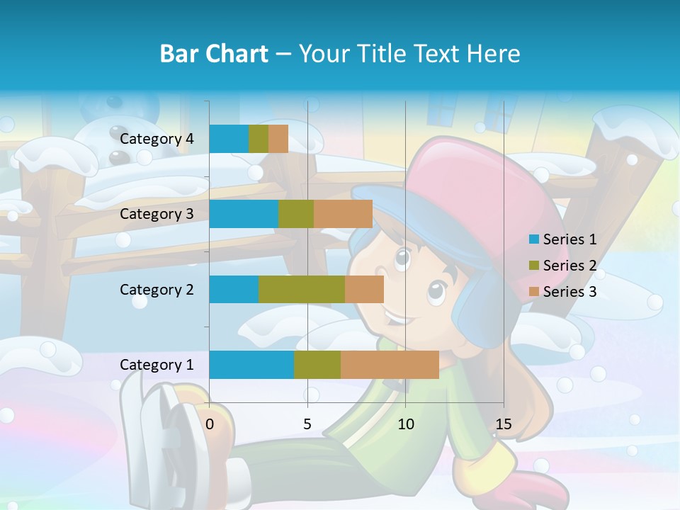Kid Sleigh Fun PowerPoint Template