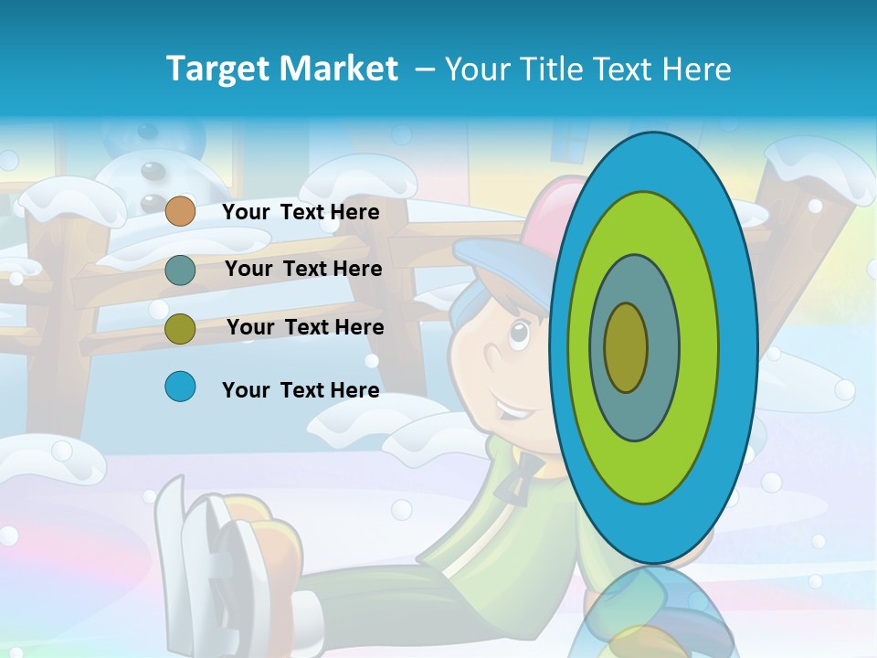 Kid Sleigh Fun PowerPoint Template