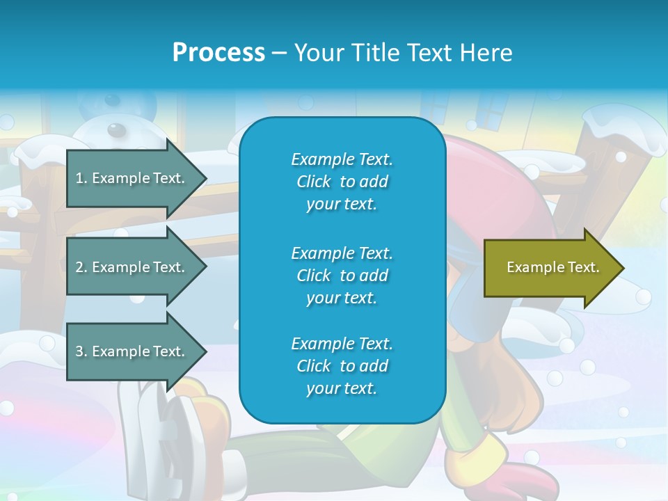 Kid Sleigh Fun PowerPoint Template