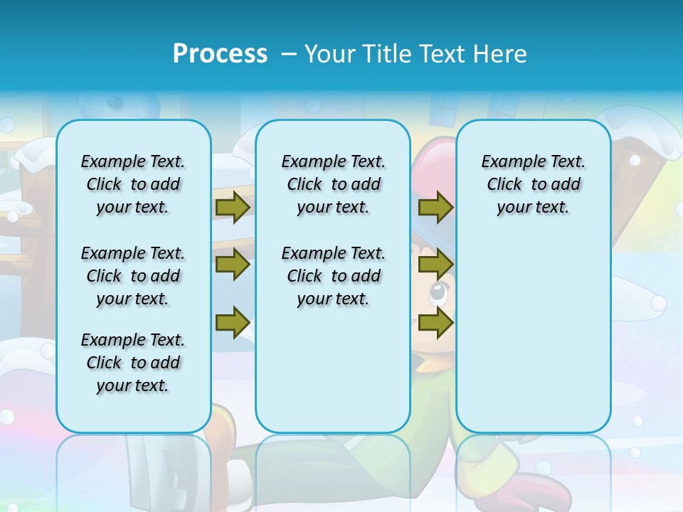 Kid Sleigh Fun PowerPoint Template