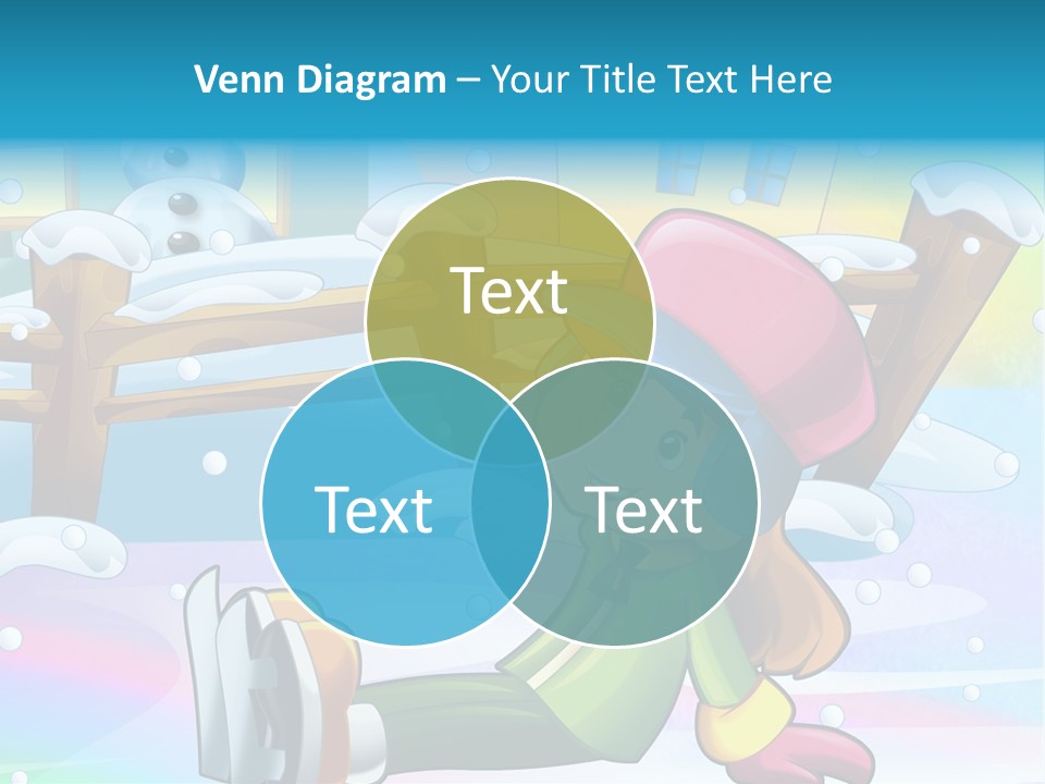 Kid Sleigh Fun PowerPoint Template