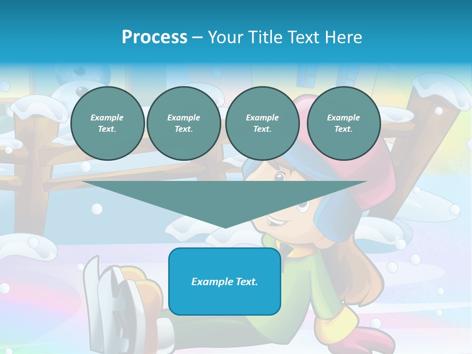 Kid Sleigh Fun PowerPoint Template