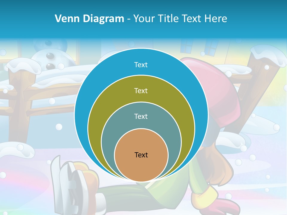Kid Sleigh Fun PowerPoint Template