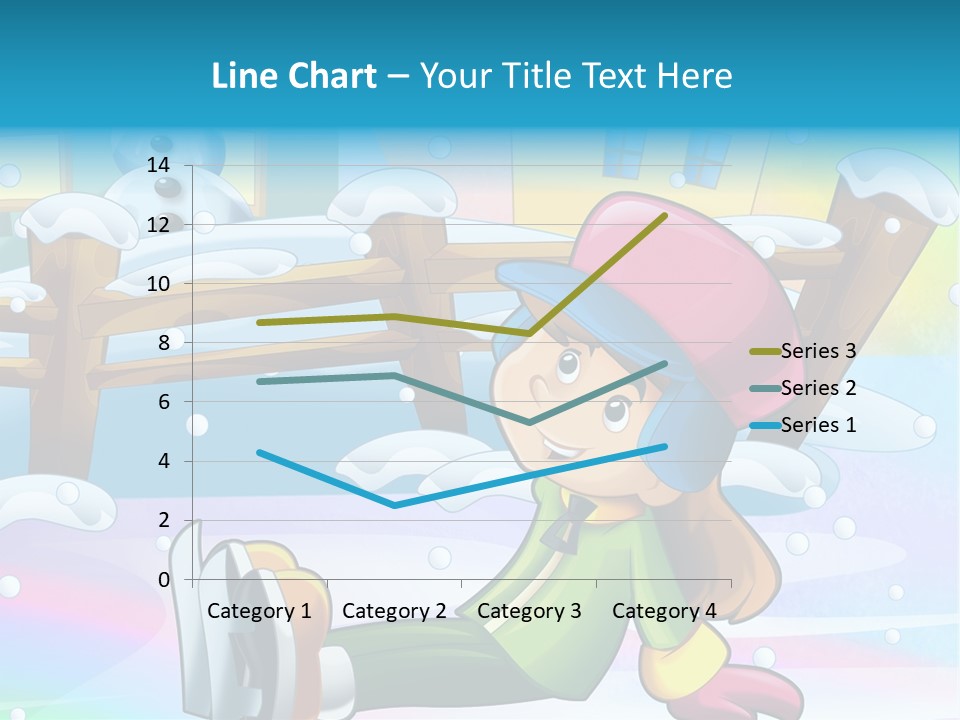 Kid Sleigh Fun PowerPoint Template