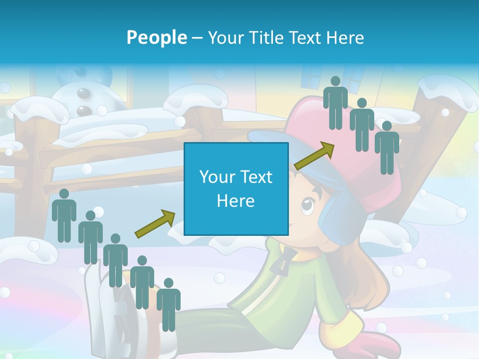 Kid Sleigh Fun PowerPoint Template