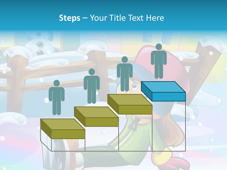 Kid Sleigh Fun PowerPoint Template