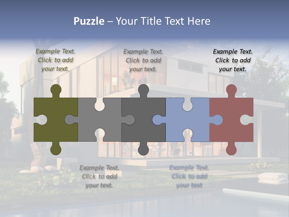 Water Window Mockup PowerPoint Template