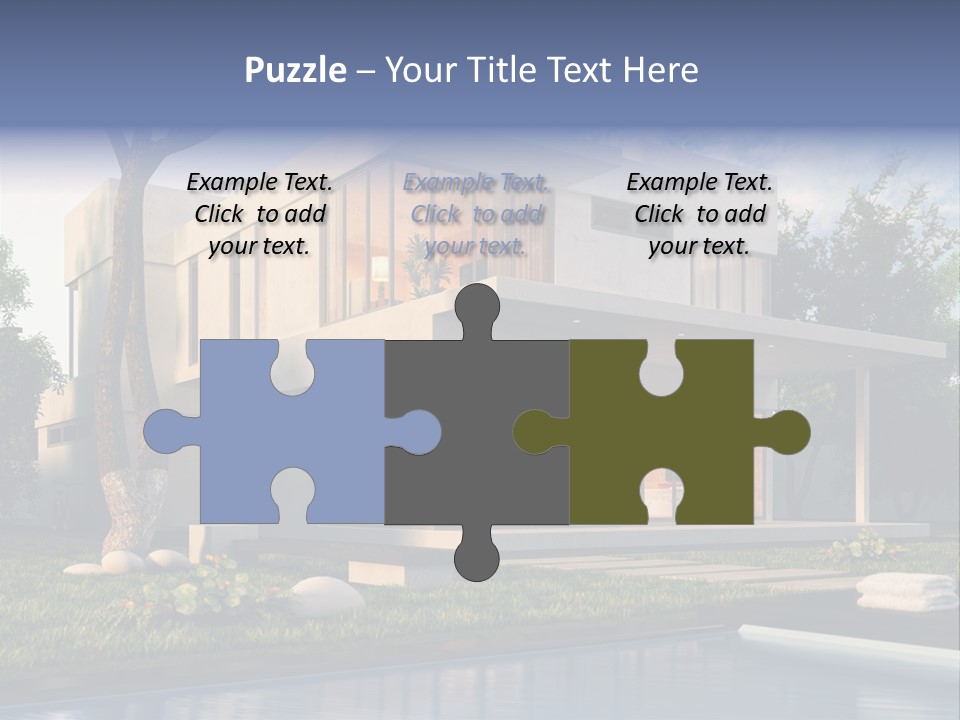 Water Window Mockup PowerPoint Template