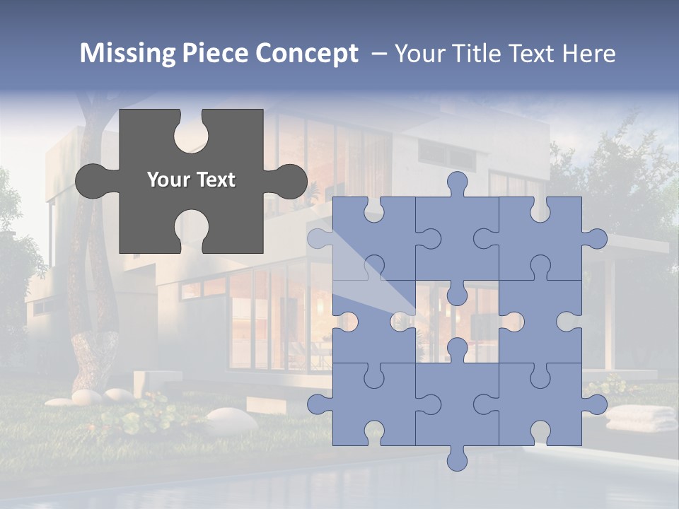 Water Window Mockup PowerPoint Template