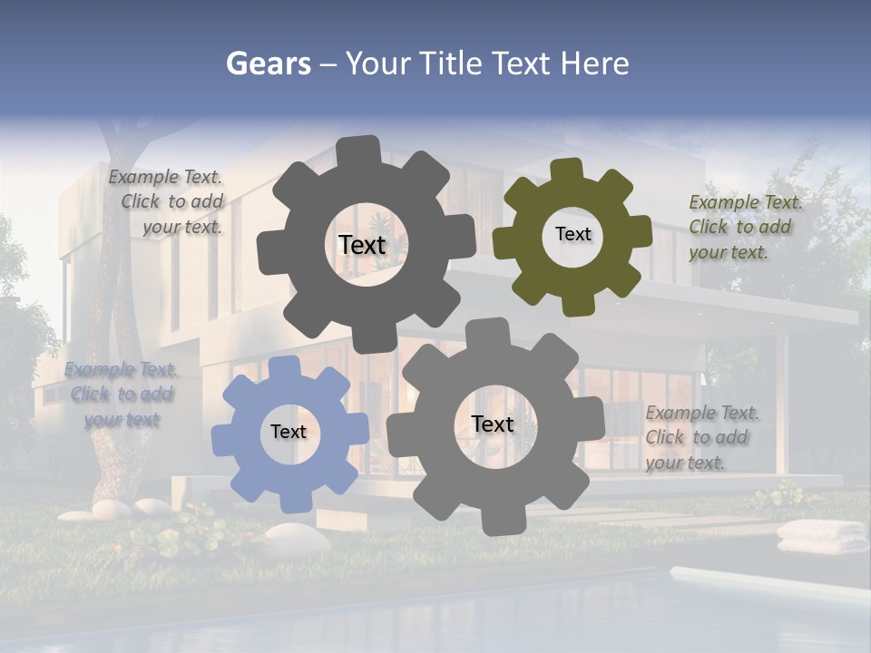 Water Window Mockup PowerPoint Template