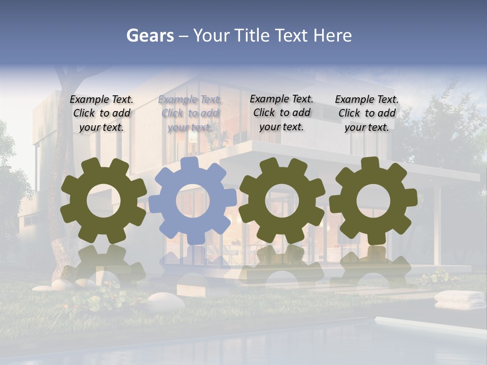 Water Window Mockup PowerPoint Template